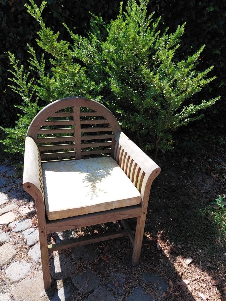 teakhouten tuinstoelen, Ophalen, 4 zitplaatsen, Gebruikt, Teakhout