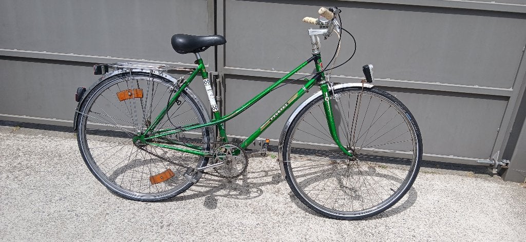 Damesfiets, Ophalen, Gebruikt, Versnellingen