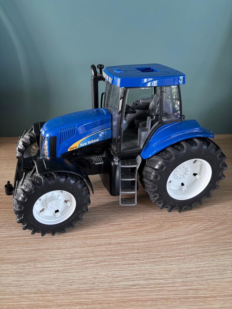 Speelgoed tractor bruder blauw, Kinderen en Baby's, Speelgoed |Speelgoedvoertuigen, Ophalen of Verzenden, Gebruikt