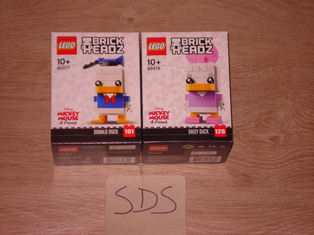 Lego 40377 Donald en 40476 Daisy Duck (nieuw in doos), Enlèvement ou Envoi, BrickHeadz, Lego, Ensemble complet