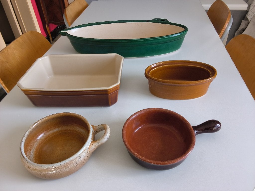 Eeuwenoude schalen van terracotta en keramiek, terrines/..., Ophalen of Verzenden