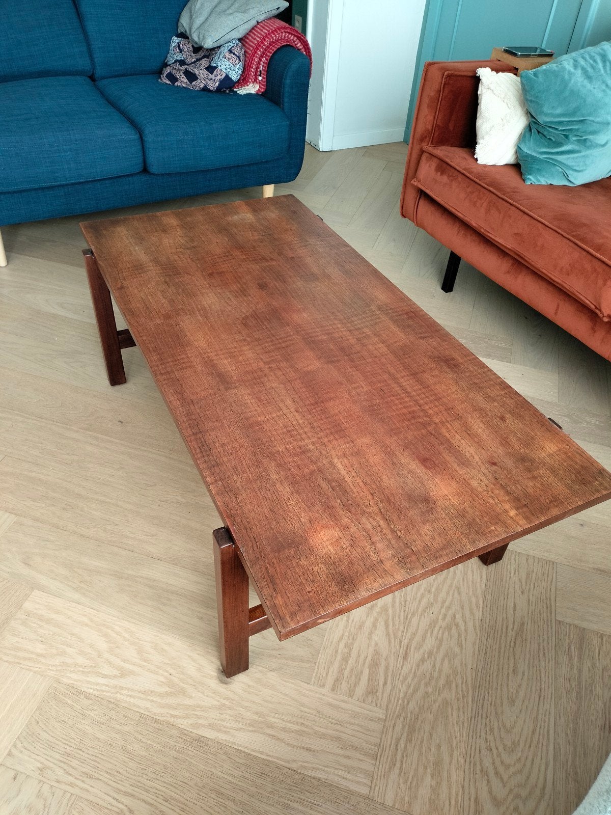 salontafel Pastoe TH08 Cees Braakman, Teck, 100 à 150 cm, Enlèvement, Utilisé