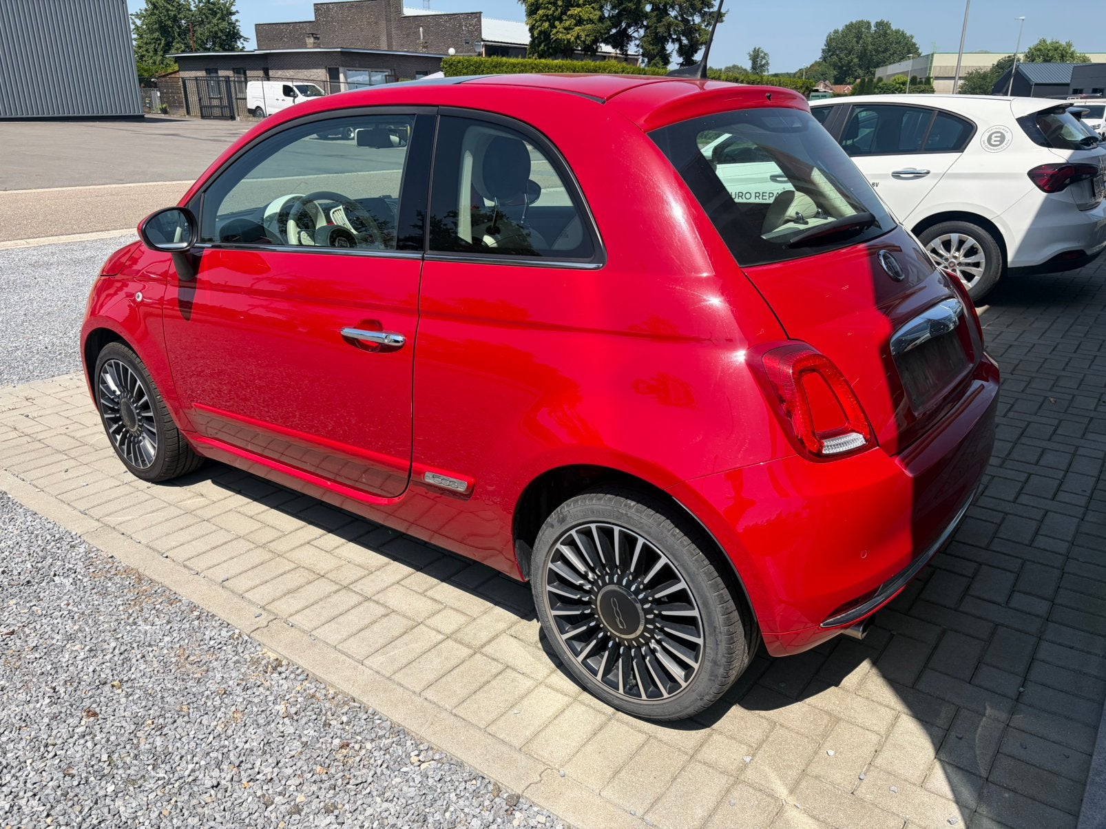 Fiat 500 1.2i 51Kw Lounge, Voorwielaandrijving, 4 zetels, Stof, 4 cilinders