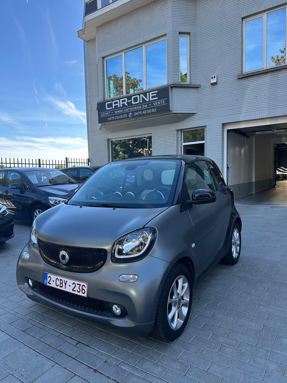 SMART FORTWO 90CV 66.892 KM   7000€ + 21% TVA, Autos, Argent ou Gris, Achat, 898 cm³, Euro 6