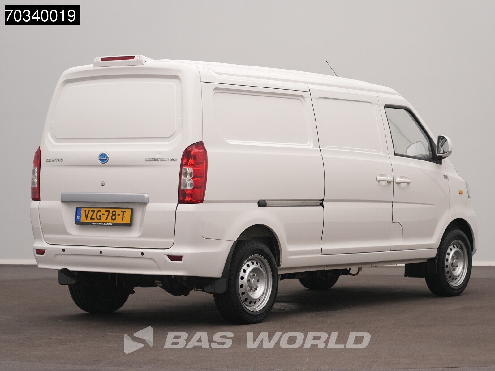 Cenntro Logistar 200V Elektrisch Dubbele Schuifdeur Bestelau, Auto's, Stof, Gebruikt, Wit, 82 pk