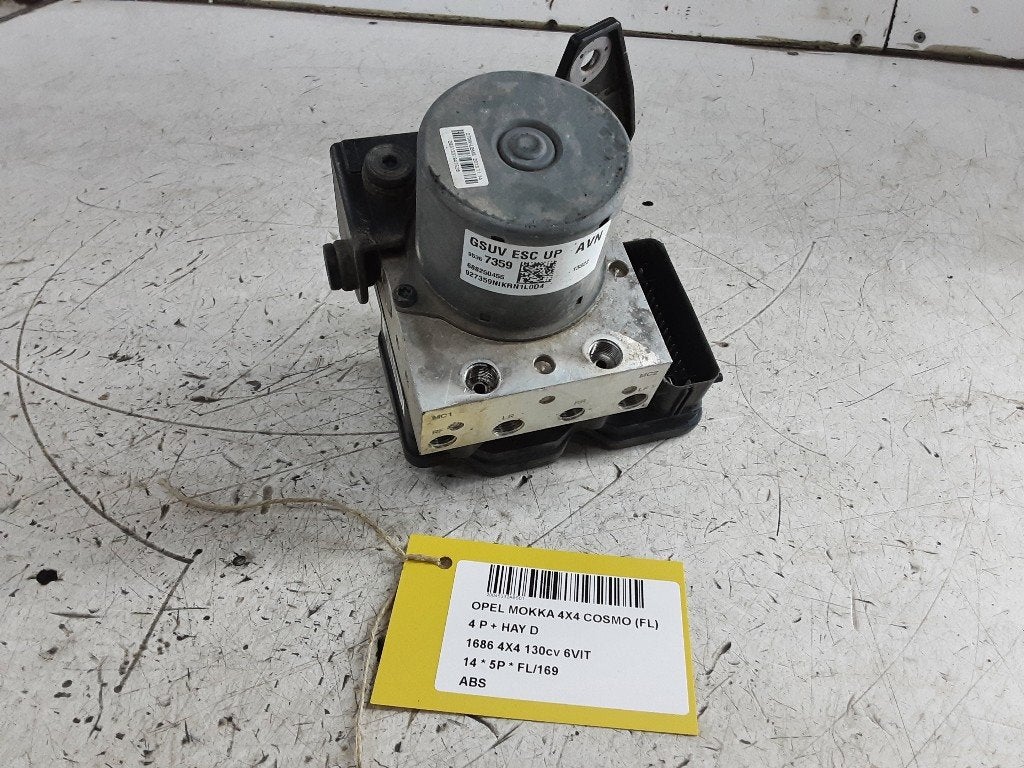 BLOC ABS (FREINS ANTI-BLOCAGE) Mokka / Mokka X (95367359), Opel, Opel Automobile GmbH, Utilisé, Kontakt-opel@opel.com