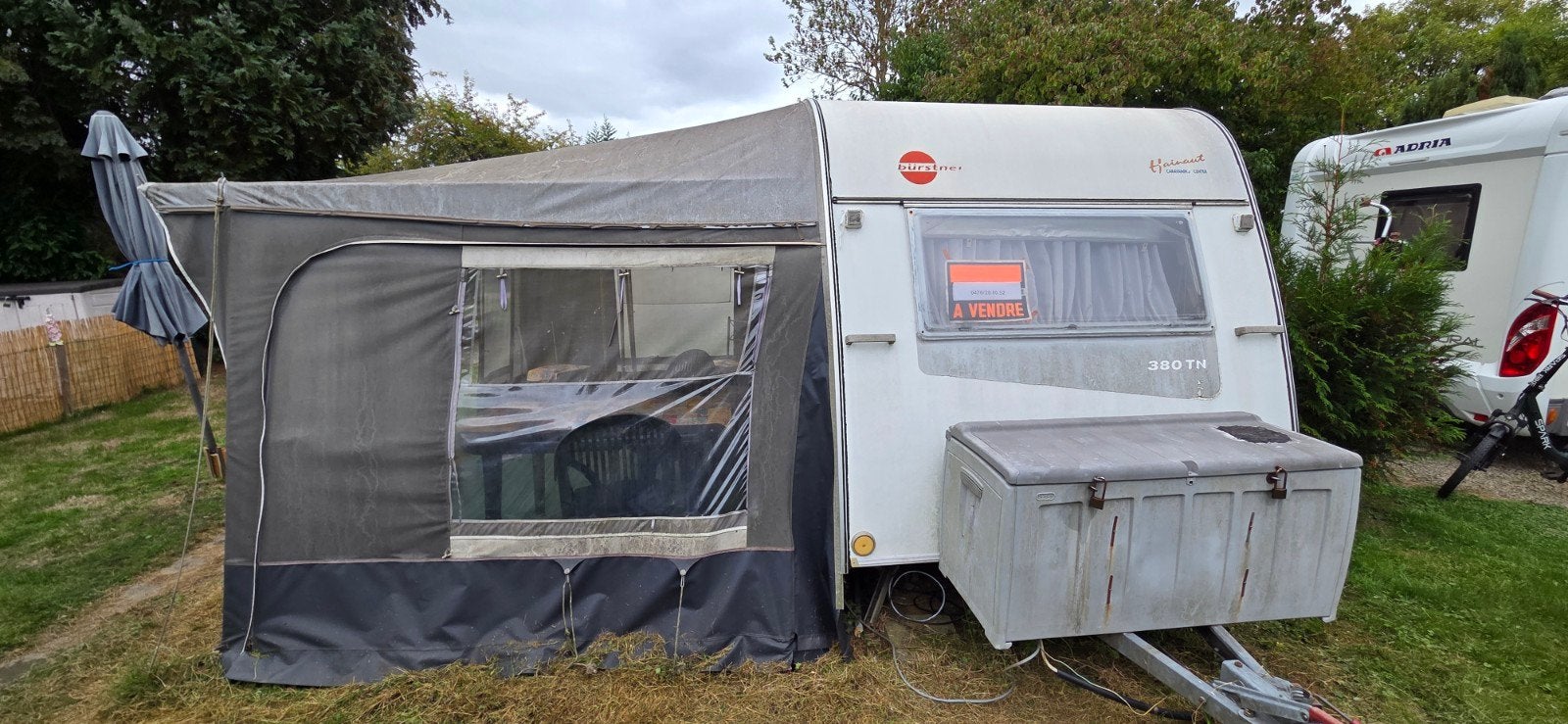 Jolie petite caravane tractable., Caravanes & Camping, Particulier, Roue de secours