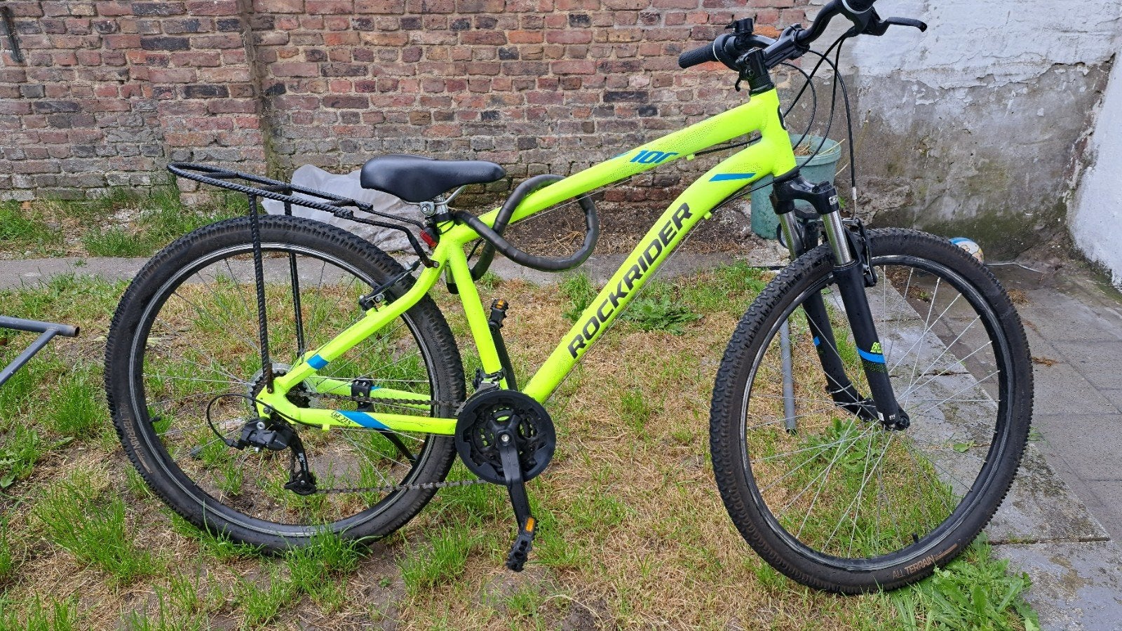 Vélo de montagne Rockrider ST100 jaune néon/fluo, Vélos & Vélomoteurs, Enlèvement, Vitesses