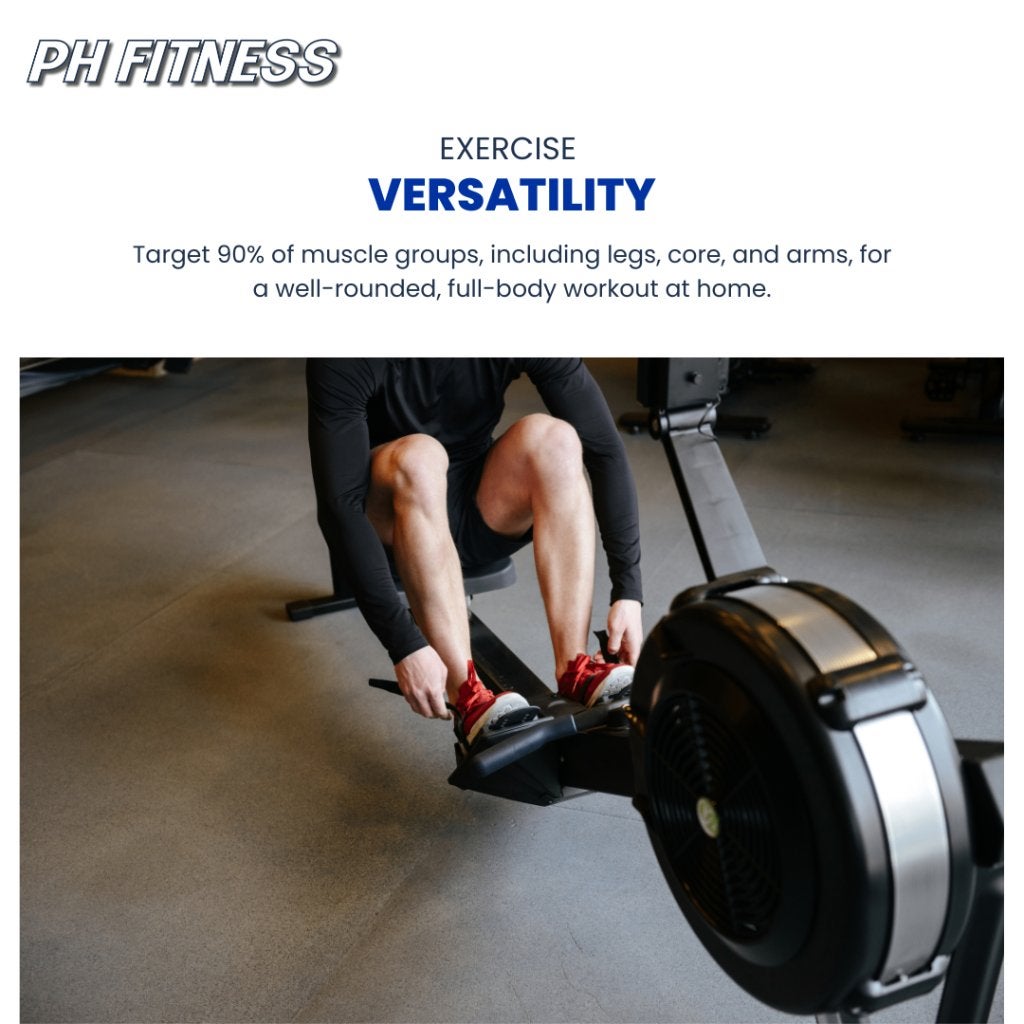 RowPro Roeimachine Rower Cardio Fitness Training, Sport en Fitness, Ophalen, Nieuw, Armen, Overige typen