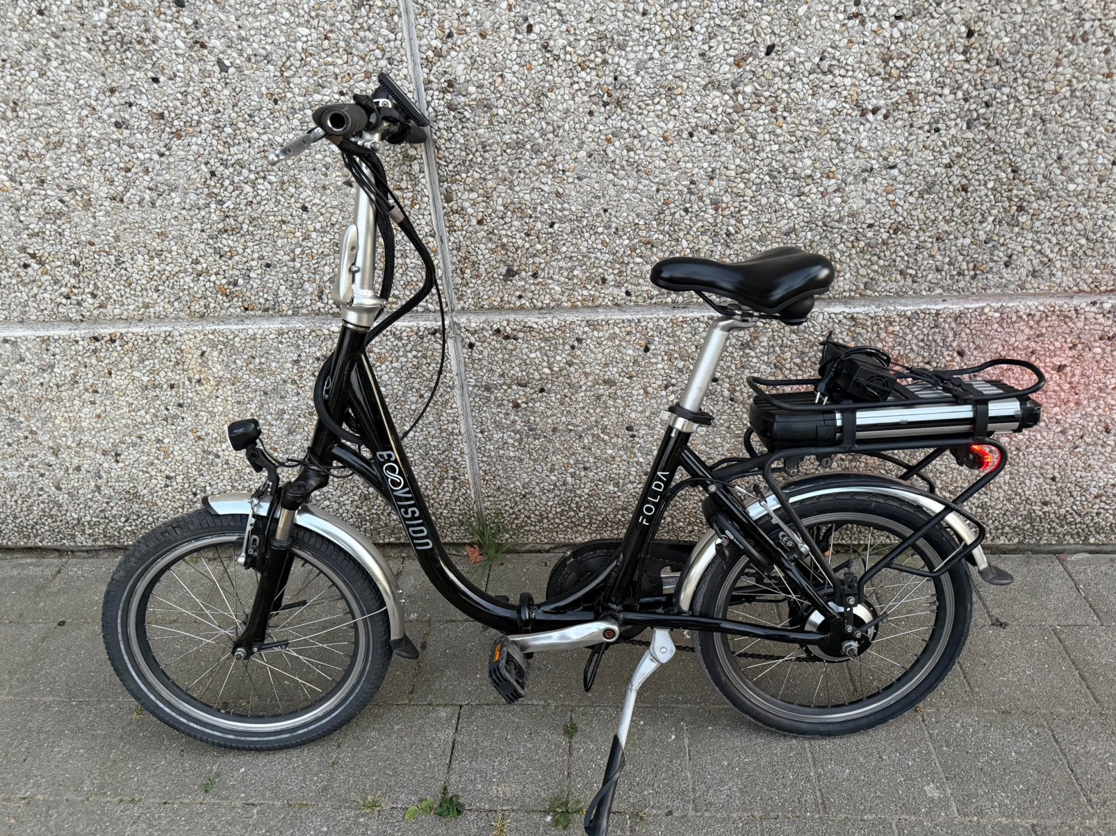Elektrische plooifiets Ecovision Folda, Fietsen en Brommers, Elektrische fietsen, Minder dan 47 cm, Ophalen, Zo goed als nieuw