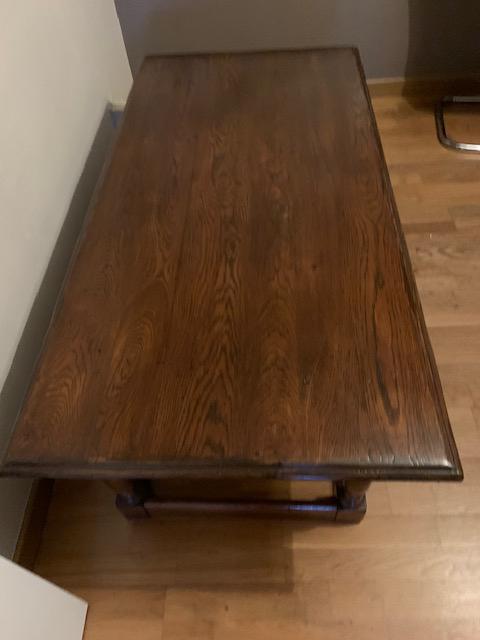Table basse en chêne, Maison & Meubles, 100 à 150 cm, Moins de 50 cm, Rustiek, Enlèvement