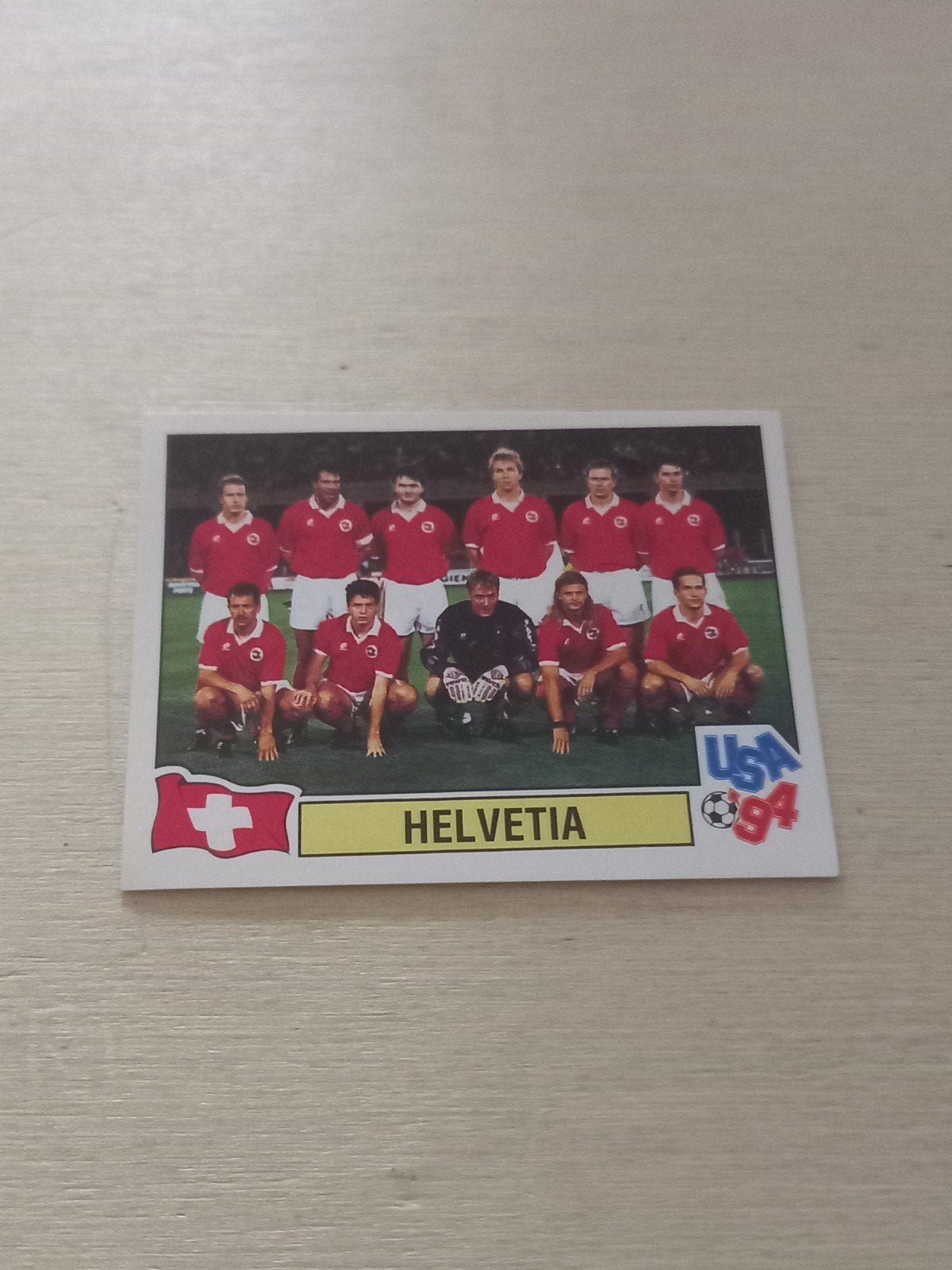 Panini WK 1994 - Nr. 29 - Team Helvetia, Ophalen of Verzenden, Nieuw, Sticker