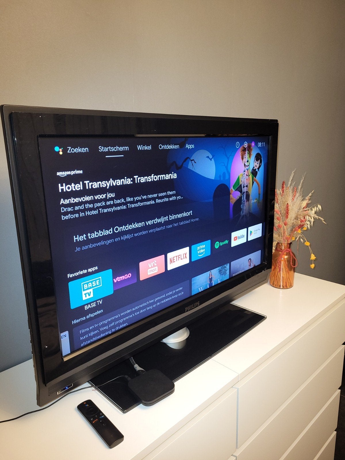 Téléviseur Full HD 37 pouces Philips + boîtier TV intelligen, TV, Hi-fi & Vidéo, Enlèvement, Philips, Smart TV