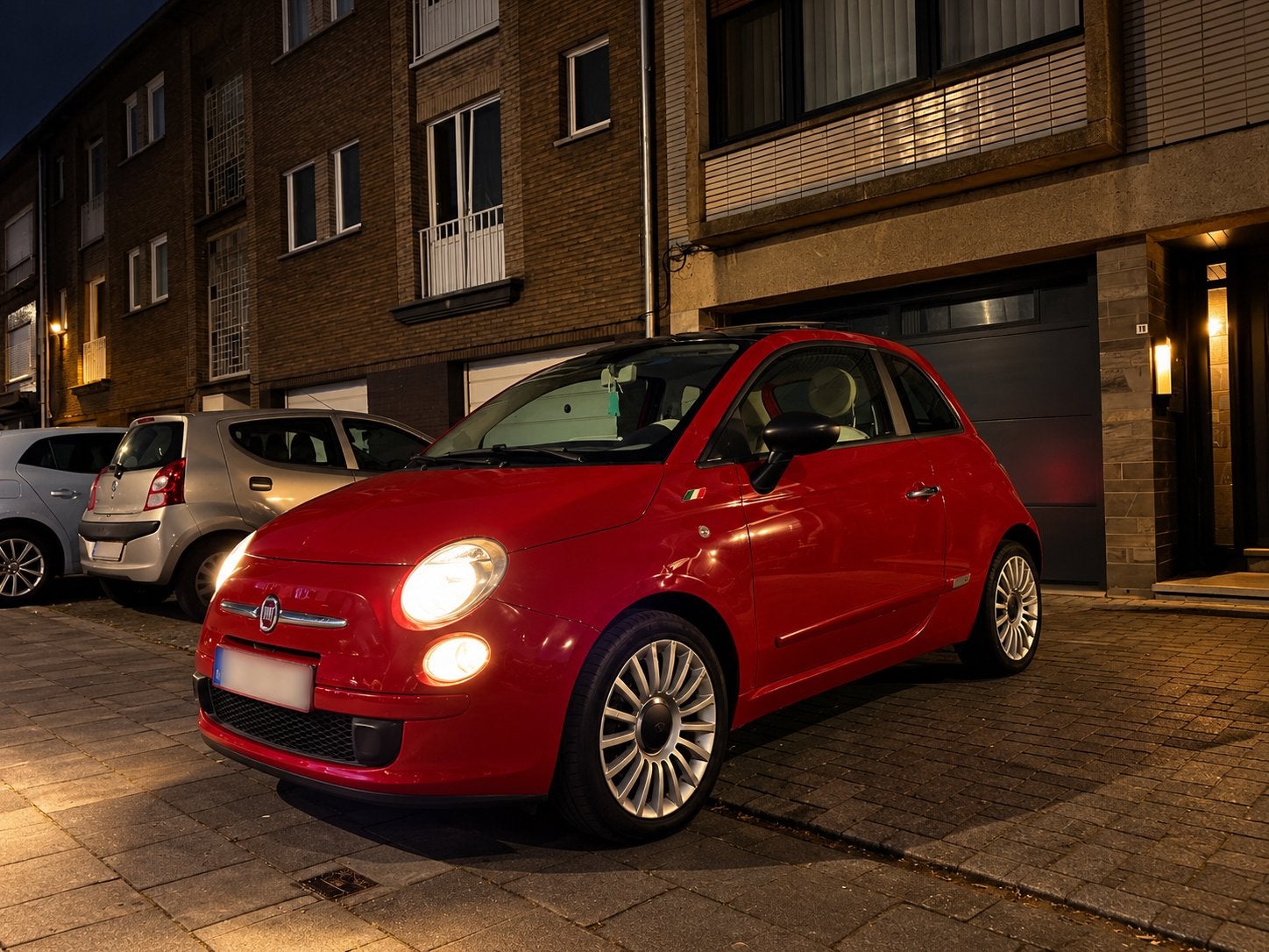 Fiat 500 1,4 benzine pano euro 4 74kw 100 pk 2007, Auto's, 4 zetels, Handgeschakeld, 1400 cc, 74 kW