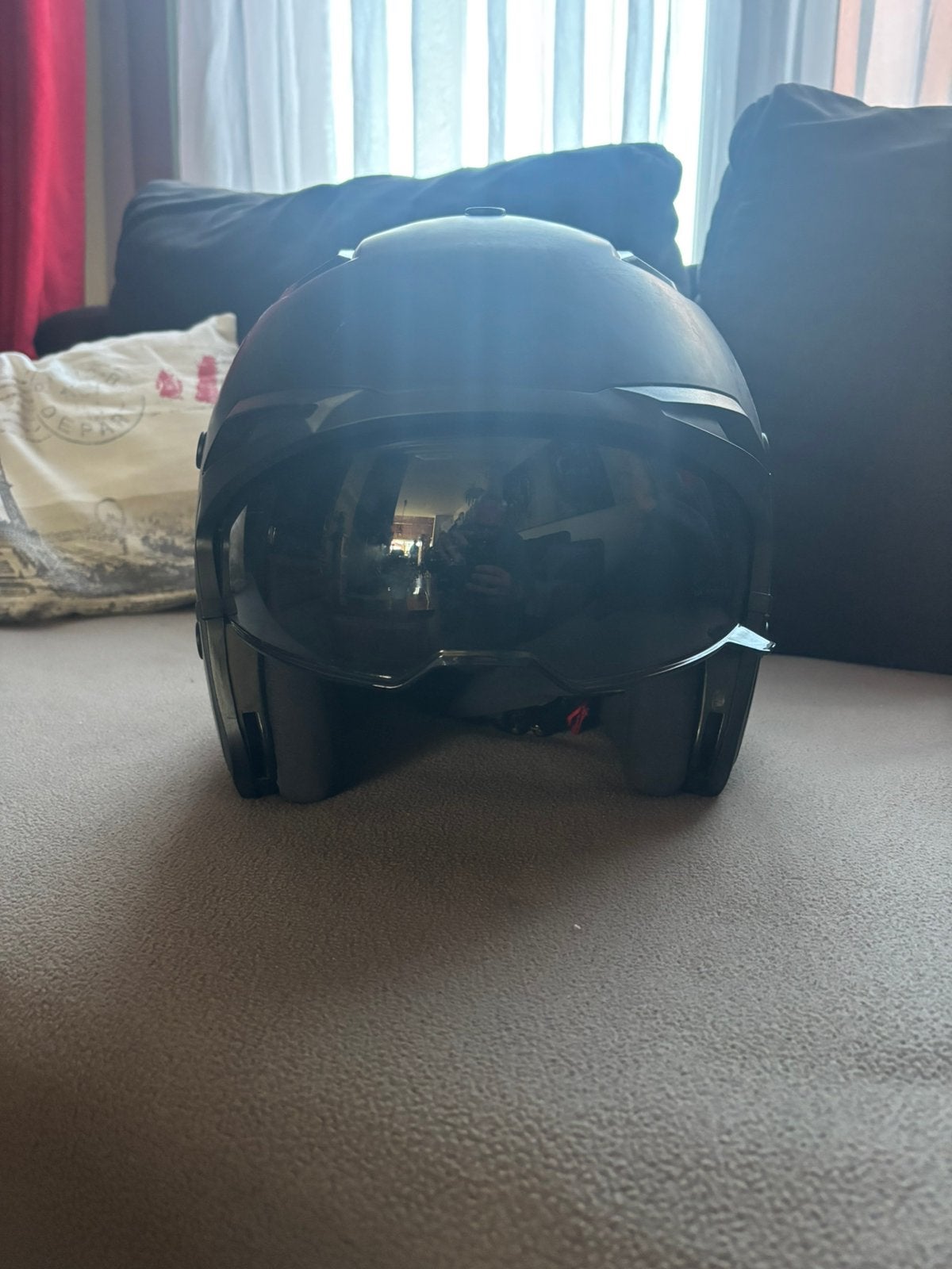 Moto helm voor tweed soorten moto chopper en racer, Ophalen, Gebruikt, Extra large of groter