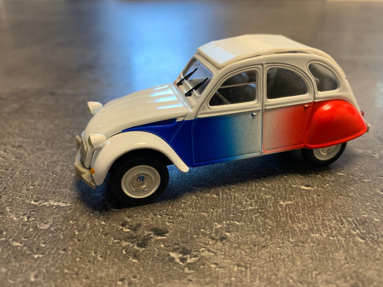Citroën 2cv Norev 1:43, Enlèvement ou Envoi, Comme neuf, Norev