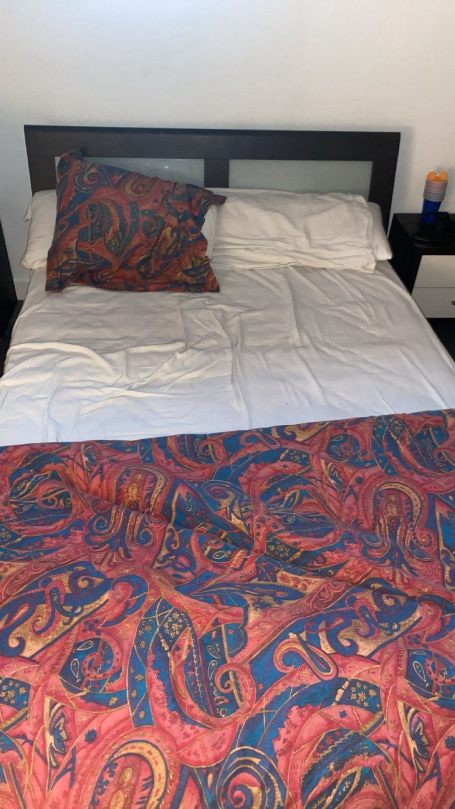 Bed te koop 1M40 op 2M, Ophalen, Gebruikt, 200 cm, 140 cm