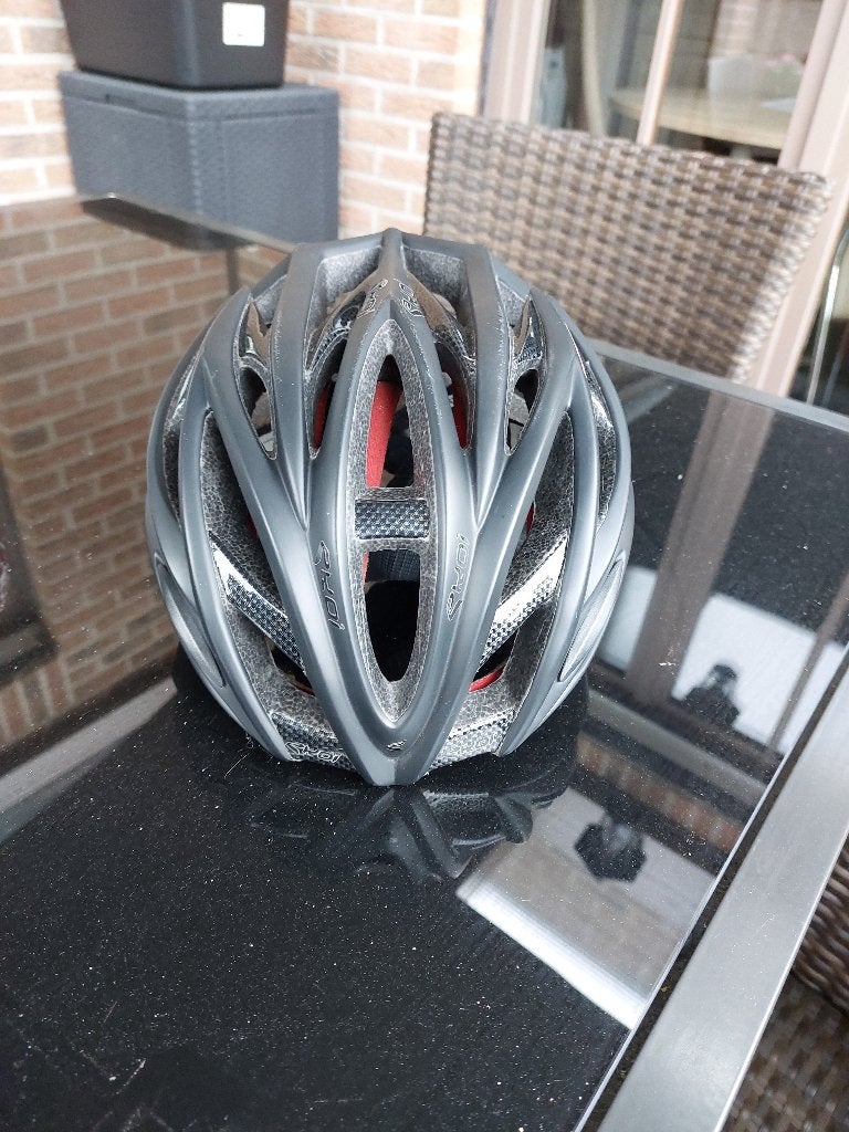 Zwarte Matte Ekoi fietshelm, Fietsen en Brommers, Ophalen, Gebruikt, M, Ekoi