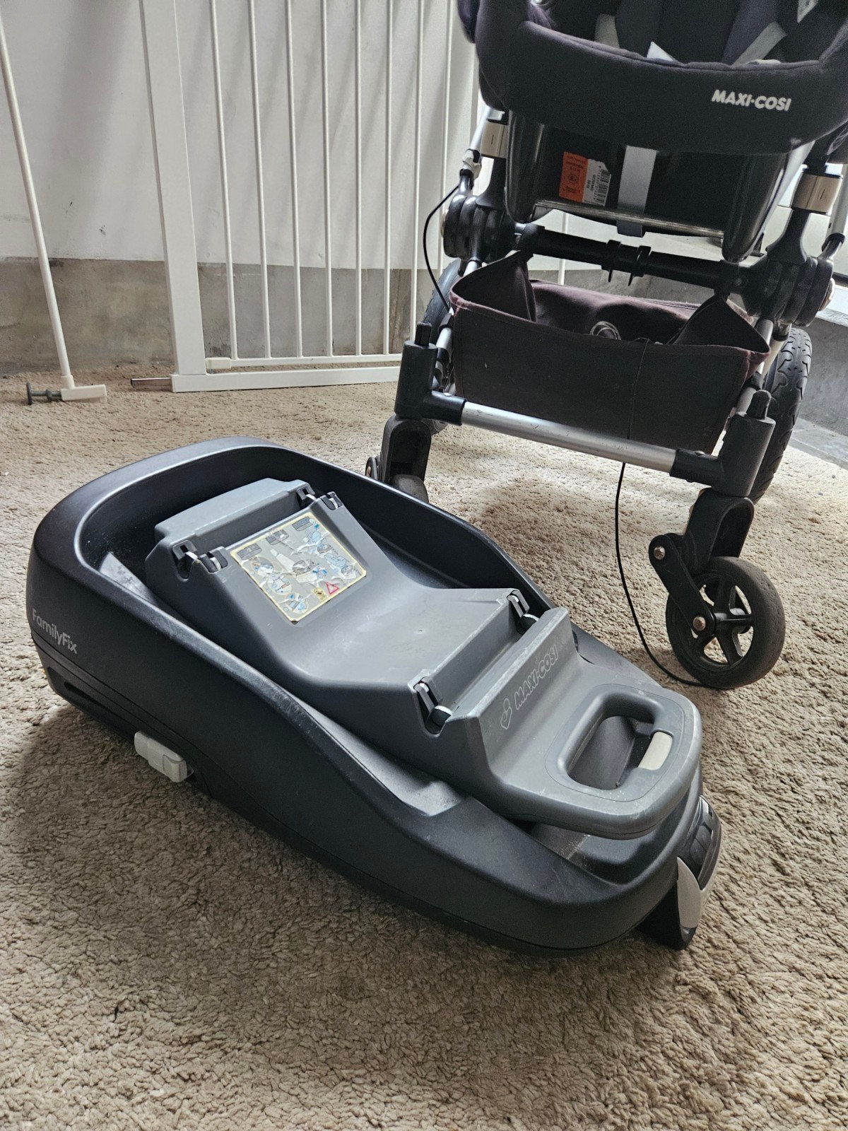 Poussette Bugaboo Gecko avec berceau et maxi cosi, Enlèvement, Utilisé, Autres marques