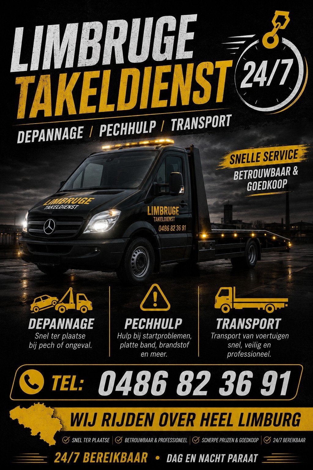Takeldienst 24/7 | Pechverhelping | Auto Transport