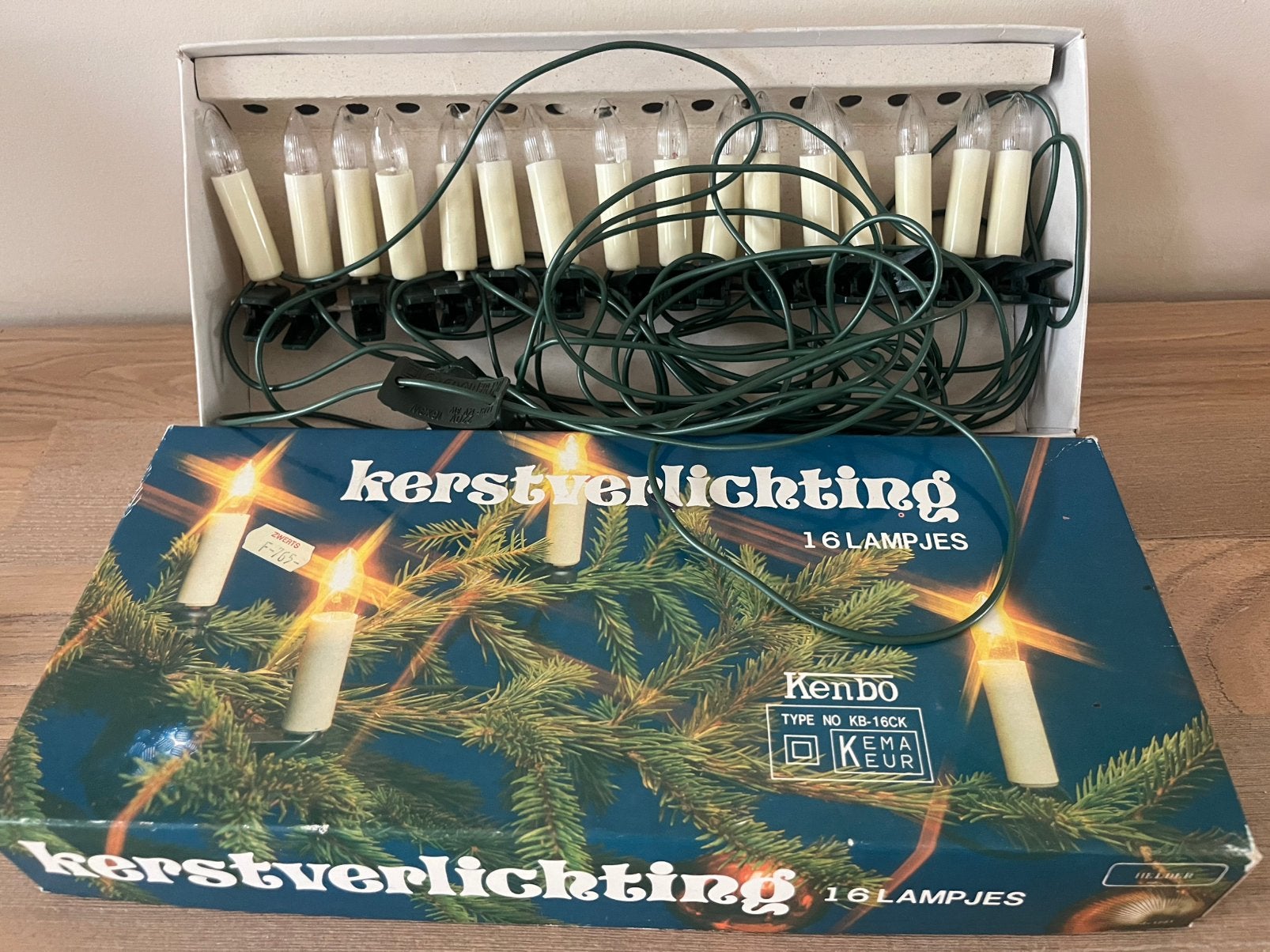 Kenbo Vintage kerstverlichting / kerstlampjes / kaarsjes, Diversen, Ophalen of Verzenden, Zo goed als nieuw
