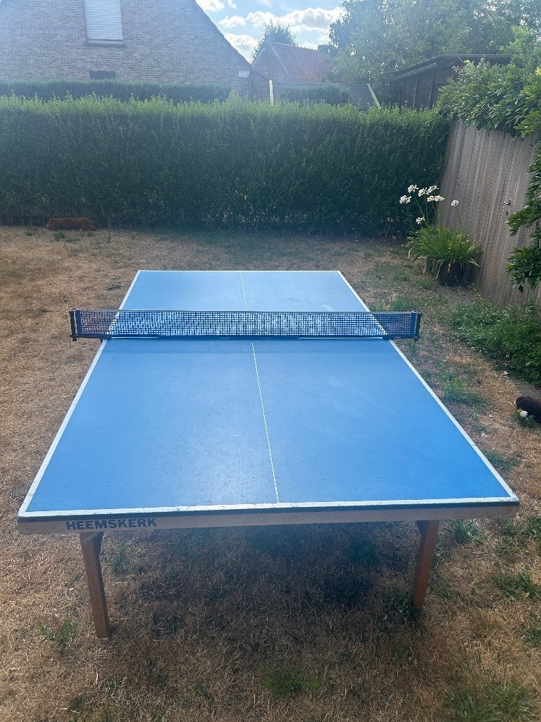 Vintage pingpongtafel, Sports & Fitness, Ping-pong, Enlèvement, Utilisé, Table d'intérieur, Format de concours