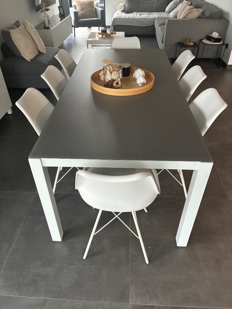 Table et chaise Salle à manger, Enlèvement, Comme neuf, Moderne, 6 à 8 chaises