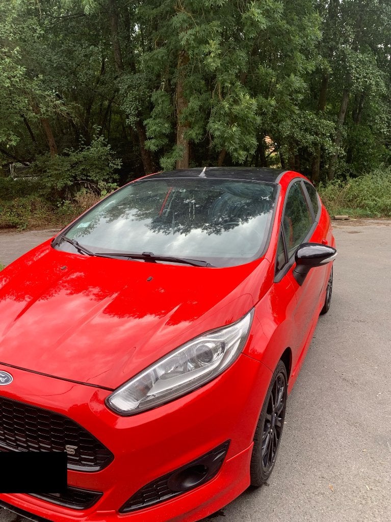 Ford Fiesta pack sport, Stof, Zwart, Automatische klimaatregeling, Particulier