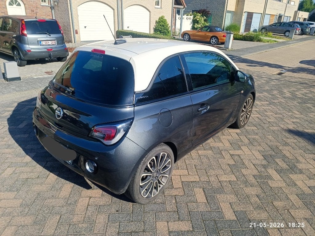 Opel Adam 2018 1.2i slam 50000km, Autos, Opel, Cuir, Euro 6, Boîte manuelle, Particulier