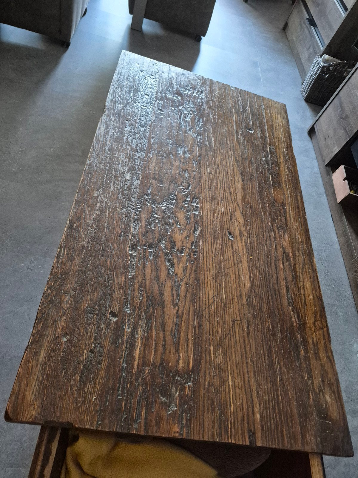 antieke salontafel, Huis en Inrichting, Tafels | Salontafels, Ophalen, 50 – 75, 100 tot 150 cm, 50 tot 100 cm