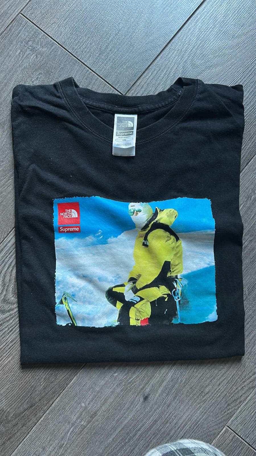 Supreme the north face T-shirt L, Ophalen, Zo goed als nieuw, Maat 52/54 (L)