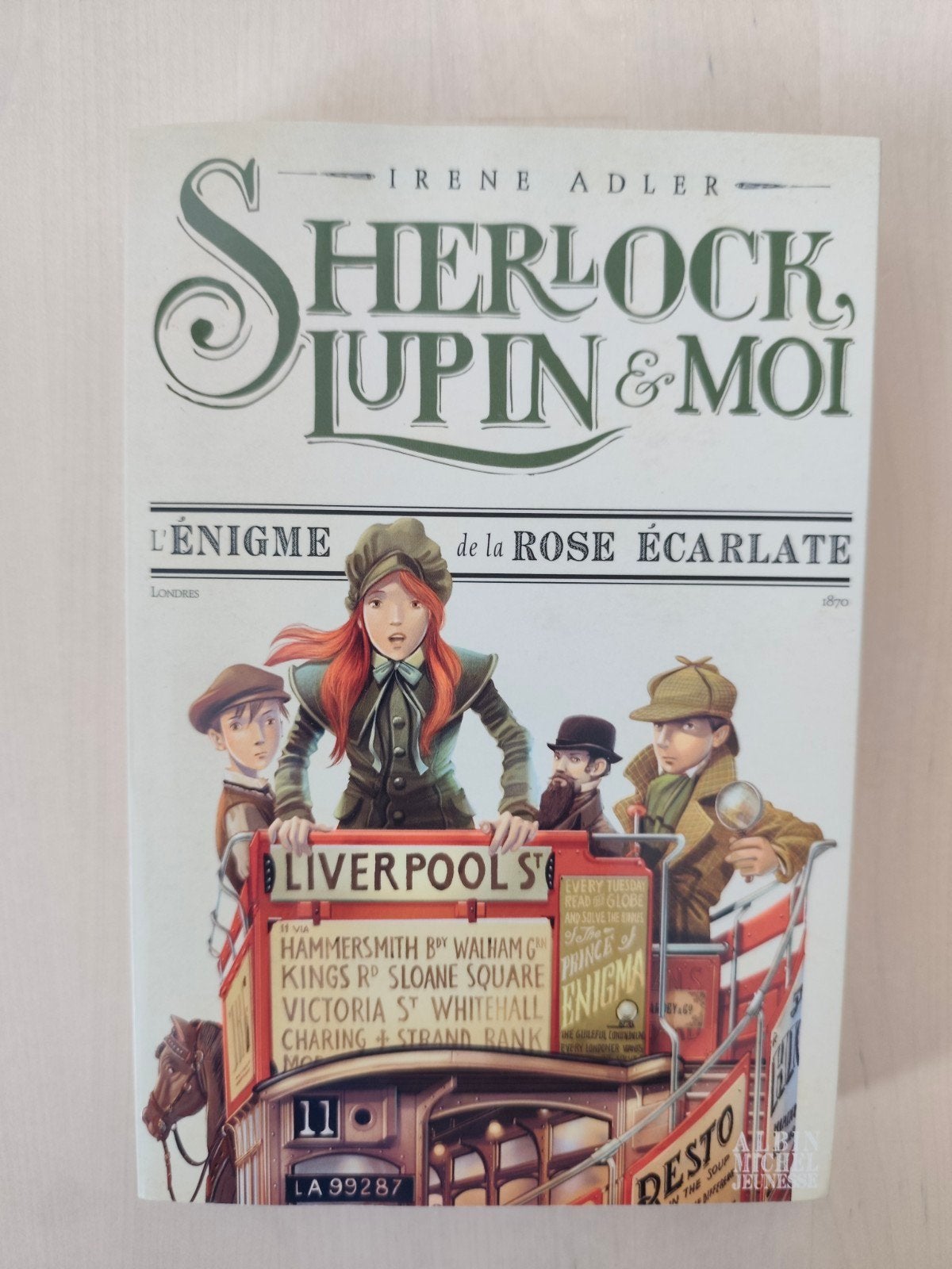Sherlock, Lupin & Moi - L'énigme de la rose écarlate - Livre, Neuf