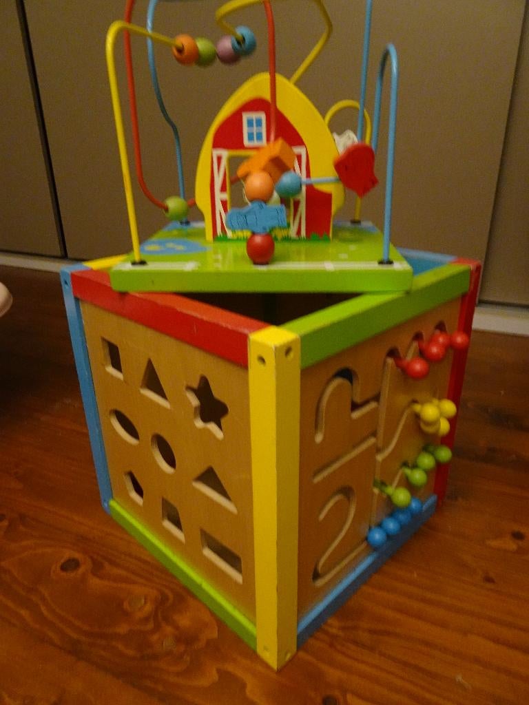 Cube d'activités en bois, Enfants & Bébés, Enlèvement, Utilisé, Autres types