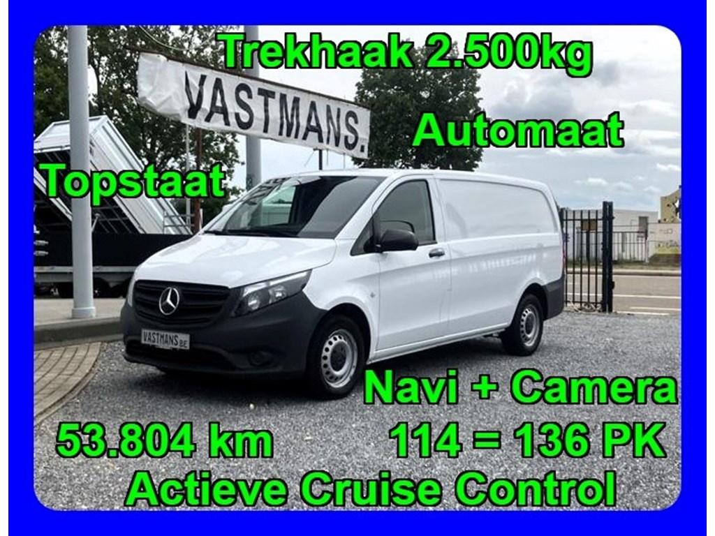Mercedes-Benz Vito 114 23.875 € + BTW / 53.804km / Trekhaak, Auto's, Mercedes-Benz, Monovolume, 136 pk, Wit, Diesel
