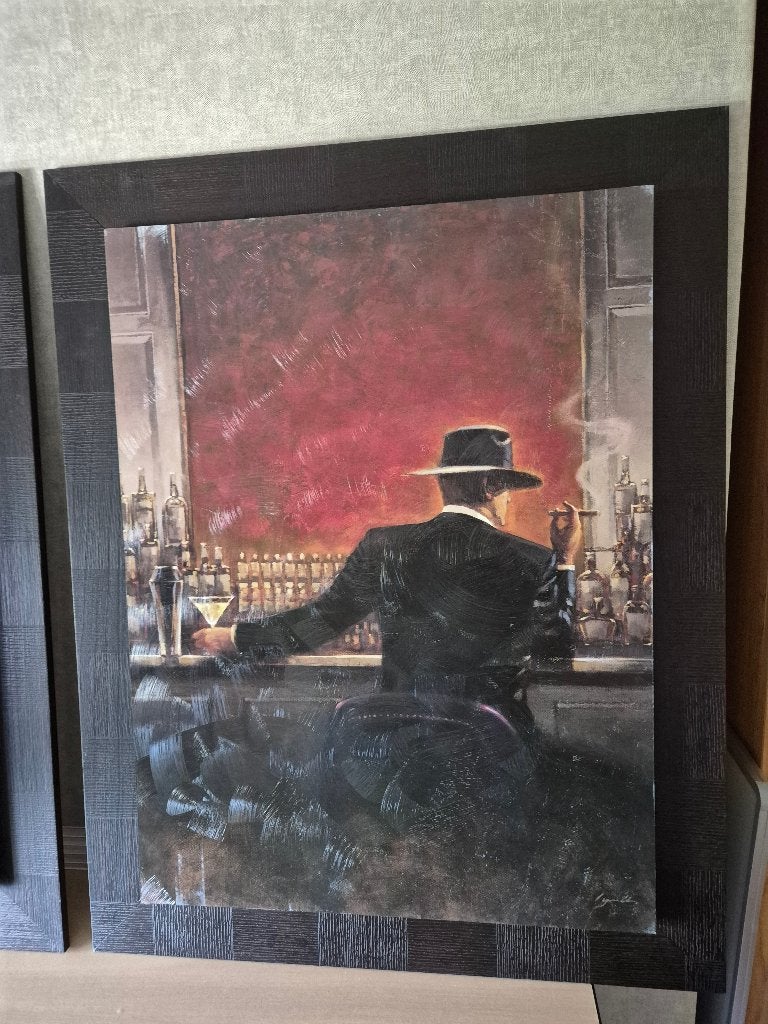 schilderij, Antiek en Kunst, Ophalen, Handgeschilderd, Portret of Personen