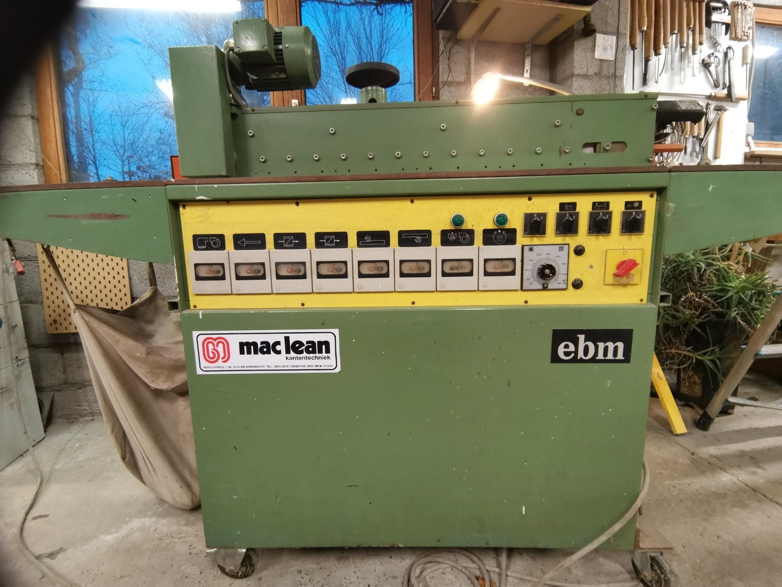 afplakband machine EBM  MAC LEAN. KDP111S, Ophalen