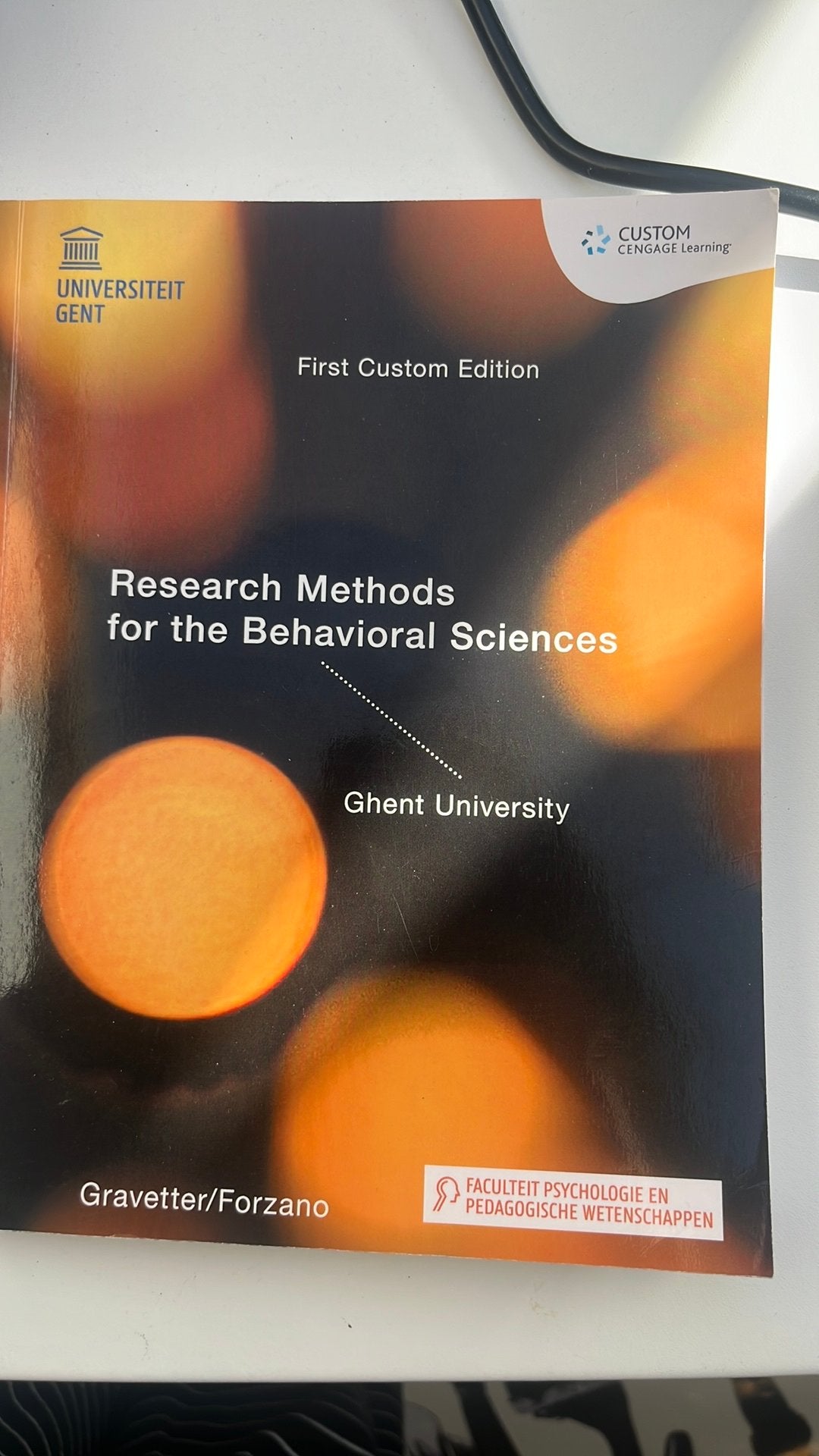 Research methods for the behavioural sciences, Ophalen of Verzenden, Zo goed als nieuw