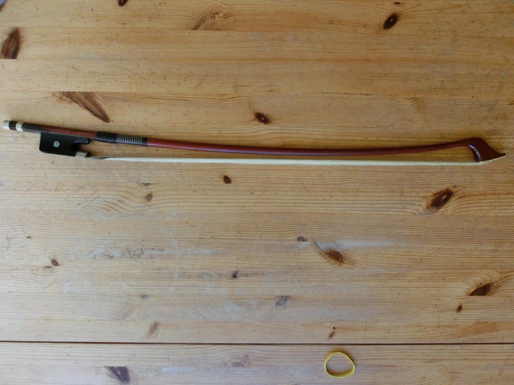 Strijkstok voor contrabas, Musique & Instruments, Instruments à cordes frottées | Contrebasses, Enlèvement, Utilisé