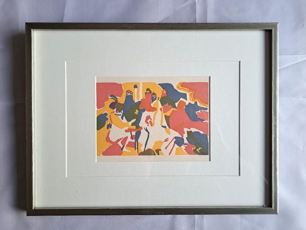 Kandinsky: Oriental. Houtsnede 1909 uit Klänge - Roethel 106, Enlèvement ou Envoi, 32 cm, 42 cm, Gravure sur bois