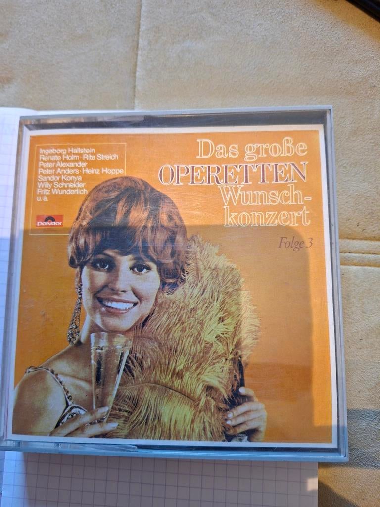 Originele magneetband Der Große Operetten Wunschkonzert, Audio, Tv en Foto, Bandrecorder, Ophalen of Verzenden, Onderdeel