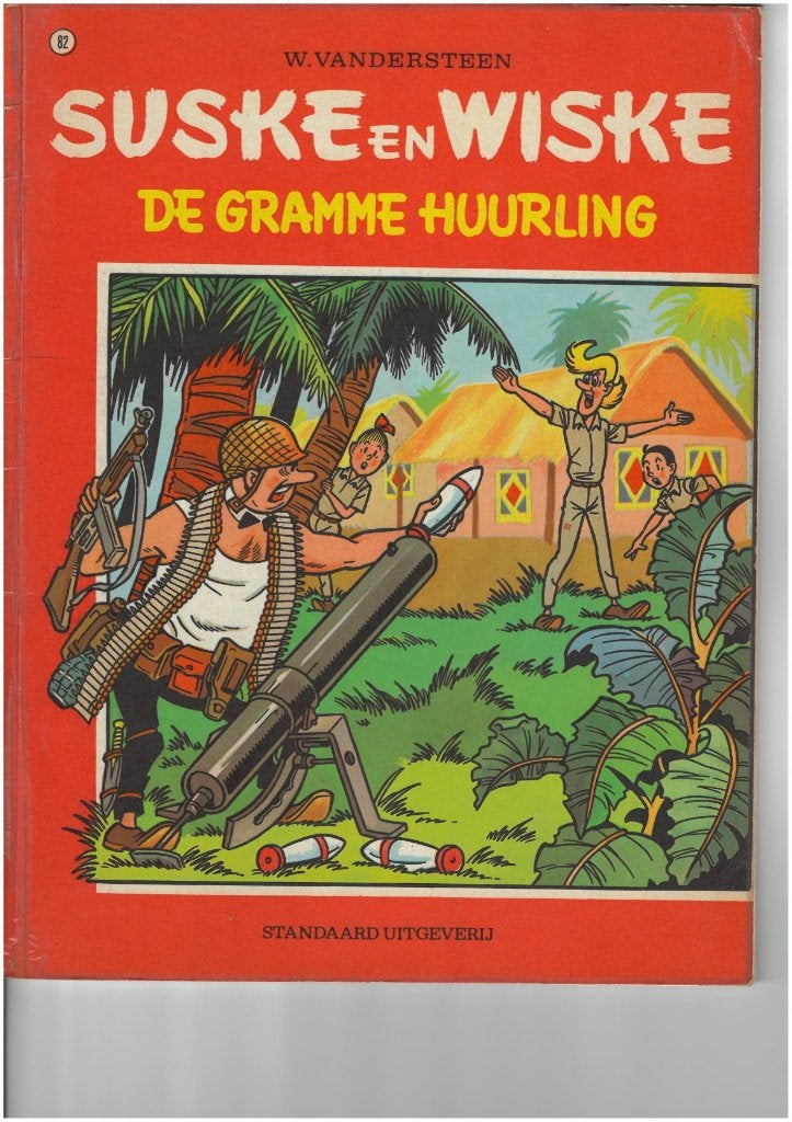 Suske en Wiske - De Gramme Huurling --- nr. 82 --- 1977, Willy vandersteen, Enlèvement ou Envoi, Une BD, Utilisé