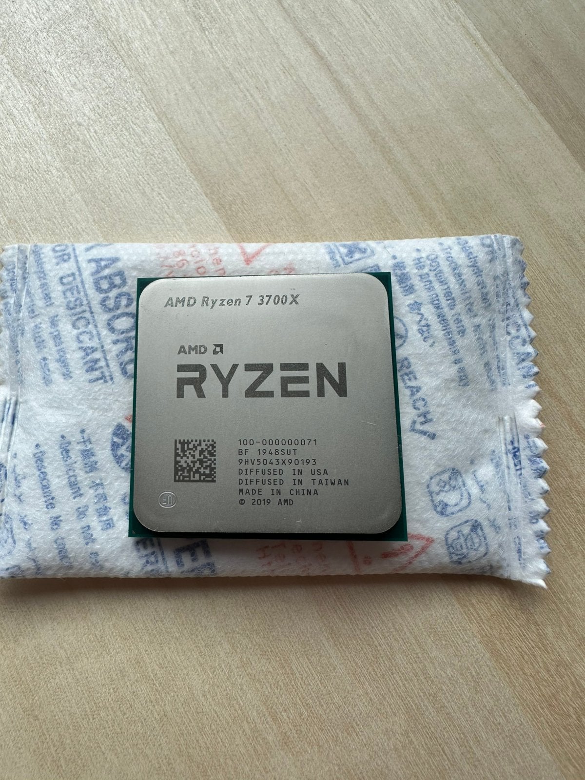 Amd ryzen 7 3700X, Informatique & Logiciels, Enlèvement ou Envoi, Comme neuf, 8-core, 3 à 4 Ghz