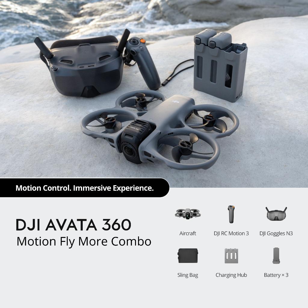 DJI AVATA 360 MOTION FLY MORE COMBO (GOGGLES N3), Hobby en Vrije tijd, Modelbouw | Radiografisch | Helikopters en Quadcopters