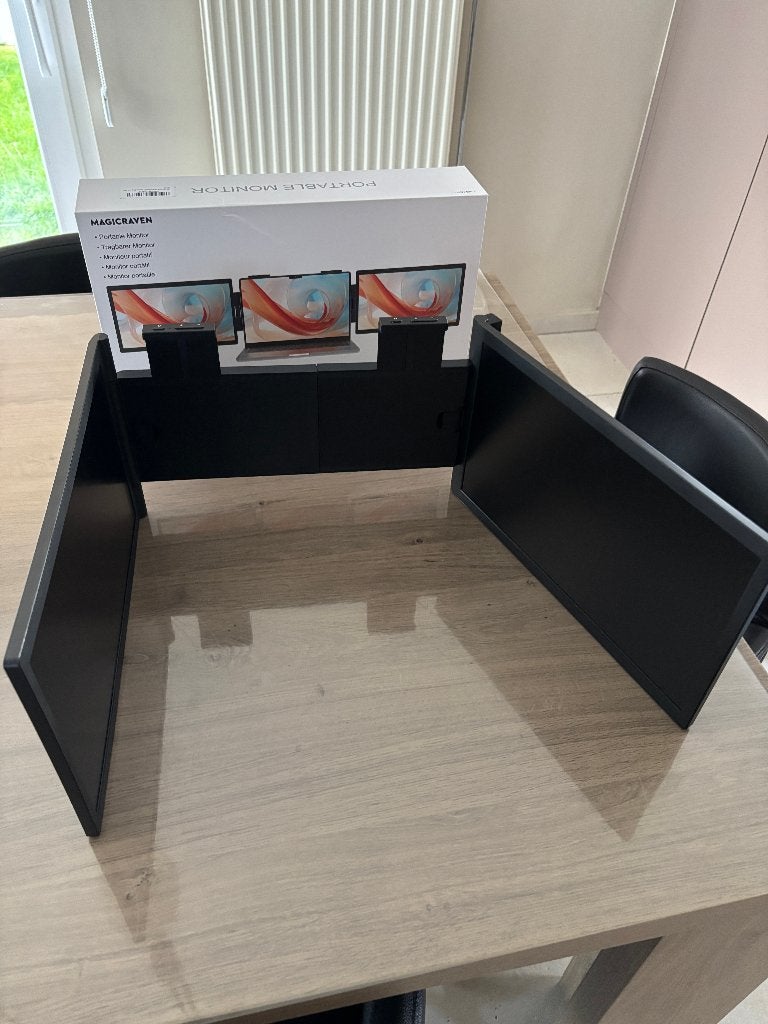 14 inch dubbel scherm voor laptop, Computers en Software, Draaibaar, IPS, HDMI, Full HD