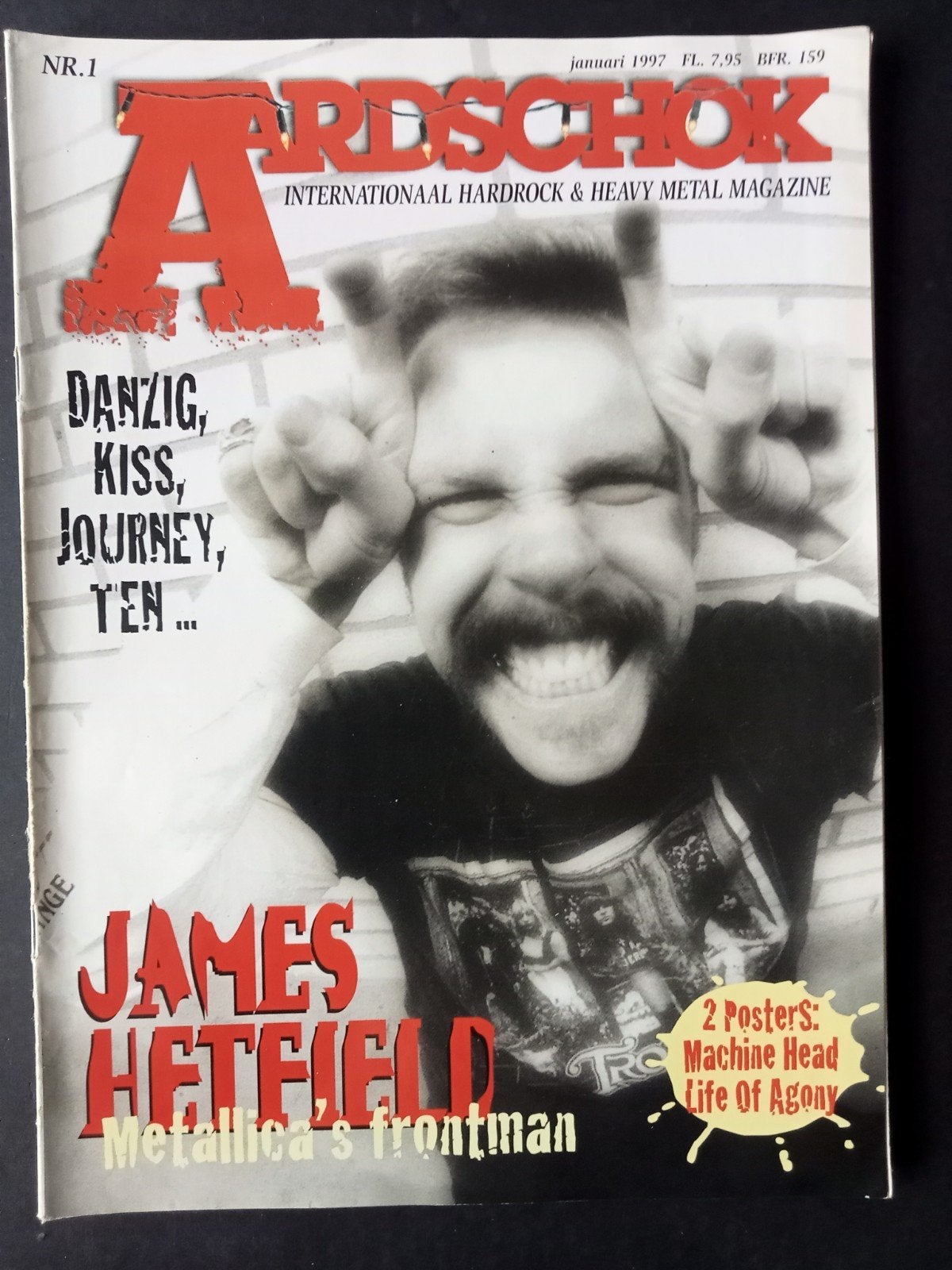 James Hetfield, tijdschrift Aardschok uit 1997