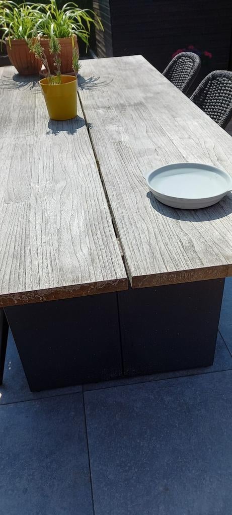 Grote tuintafel. Stoelen. Teak, Tuin en Terras, Ophalen