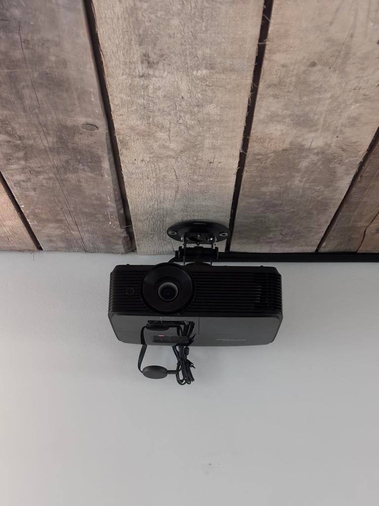 Optoma HD146X beamer + Chromecast + scherm, Ophalen, Gebruikt, Optoma