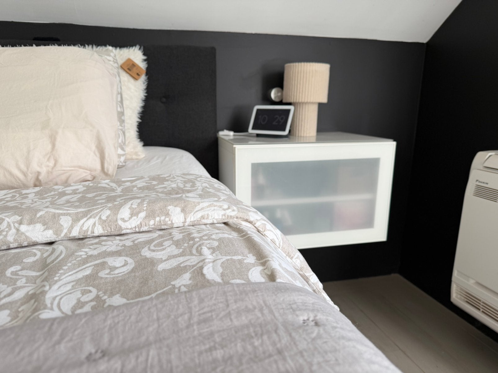 Meuble  avec plateau verre neuf, Enlèvement, Comme neuf, Verre