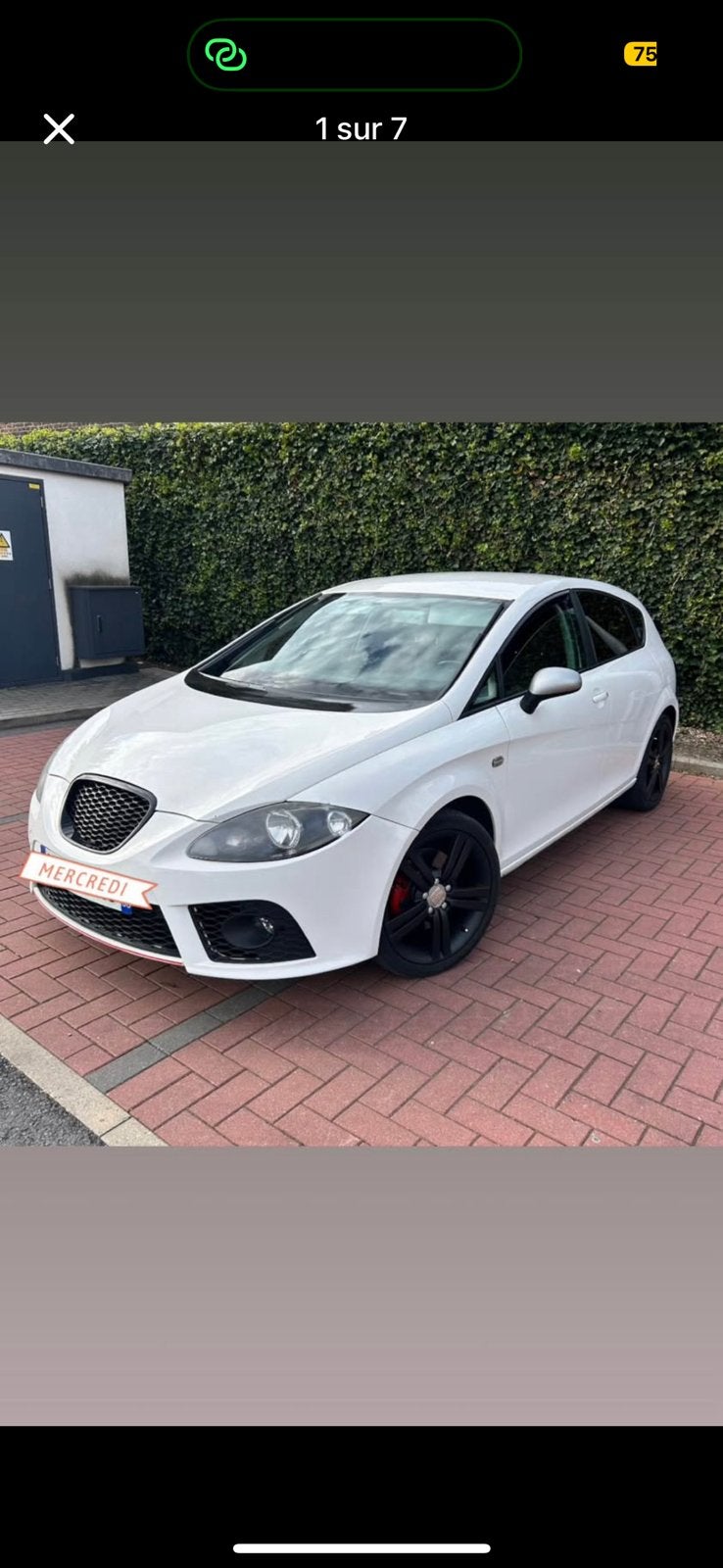 Seat leon 2l tdi 170 fr, Autos, Seat, Capteur de lumière, Achat, 5 portes, Particulier