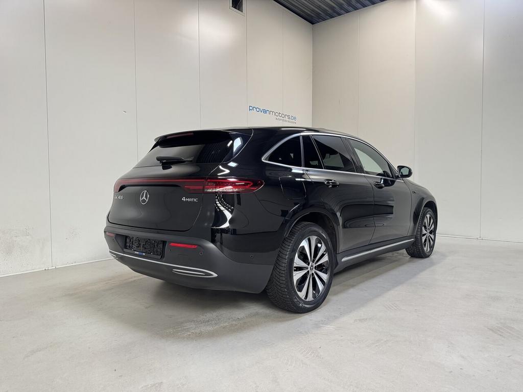 Mercedes-Benz EQC 400 4 Matic - SoH 97% - GPS - Open Dak -, Auto's, Zwart, 0 kg, 408 pk, Zwart
